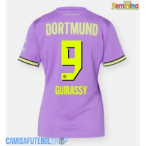 Camisa de time de futebol Borussia Dortmund Serhou Guirassy #9 Replicas 3º Equipamento Feminina 2026-27 Manga Curta